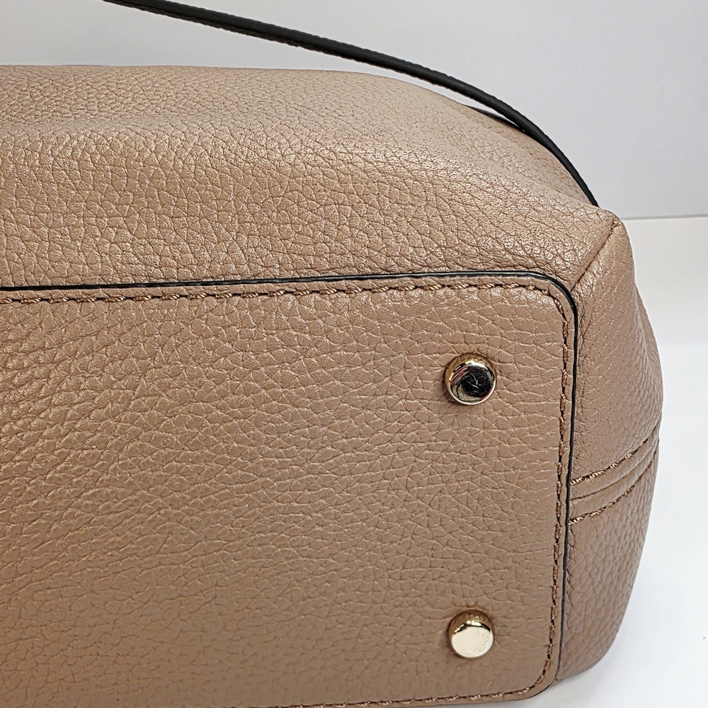 Kate Spade Black & Toasty Pebbled Leather Jackson Street Octavia Crossbody - Picture 8 of 15